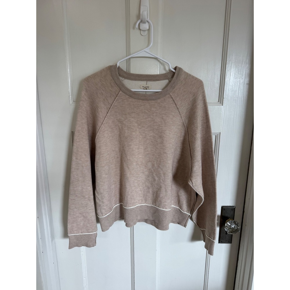 Anthropologie Pilcro Oaklyn boxy crewneck sweatshirt size small